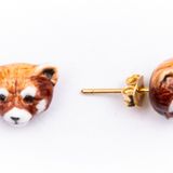 Jewelry - Red Panda Stud Earrings - NACH