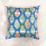 Fabric cushions - Tropical Silk Cushion by Tharangini Studio - NEST
