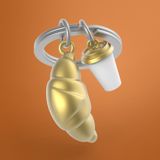 Cadeaux - Porte-clés Croissants - METALMORPHOSE