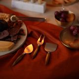 Ménagères - Couteaux à fromage en bois et en acier inoxydable - FLECK