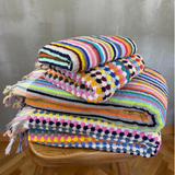 Bath towels - HANDWOVEN BATH TOWEL - NADIA DAFRI PARIS