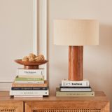 Table lamps - Handmade Acacia Wood Skog Table Lamp - FLECK