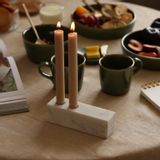 Objets de décoration - Bougeoir en marbre fait main - FLECK