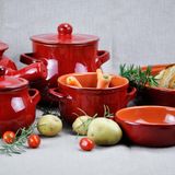 Platter and bowls - Fiamma | Hand Painted | Made in Italy - ARCUCCI CERAMICS