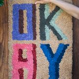 Tapis design - Tapis 4 lettres, OKAY - BONGUSTA