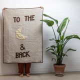 Throw blankets - To the Moon bed cover - BONGUSTA