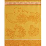 Tea towel - Citron - Cotton jacquard tea towel - COUCKE