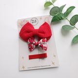 Hair accessories - TRIO 'Liberty Red' - TÊTE DE LYLOTTE