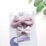 Hair accessories - TRIO 'Liberty Mauves' - TÊTE DE LYLOTTE