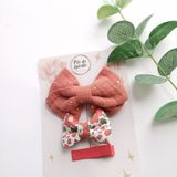Hair accessories - TRIO 'Marsalas Liberty' - TÊTE DE LYLOTTE