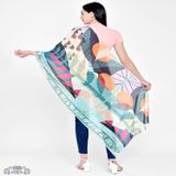 Foulards et écharpes - ÉCHARPE IMPRIMÉE EN LAINE - HINAR CORPORATION