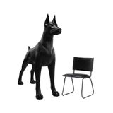 Sculptures, statuettes et miniatures - Chien Dobermann Pinscher Gardien - GRAND DÉCOR