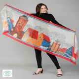 Scarves - ORGANIC COTTON SCARF. - HINAR CORPORATION