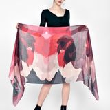 Scarves - WOOL SILK SCARF - HINAR CORPORATION
