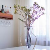 Vases - Droplet Wide Vase - Aqua - KITBOX DESIGN