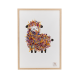 Customizable objects - Gaston the sheep - customizable dried flower herbarium - FLEURON