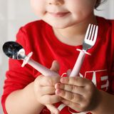 Children's mealtime - Ergonomic stainless steel children's cutlery - BABIREVA