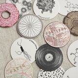 Stationery - hat+wig+glove Letterpress Coasters - OBLATION PAPERS AND PRESS