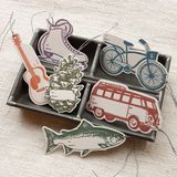 Stationery - hat+wig+glove Letterpress Gift Tag - OBLATION PAPERS AND PRESS