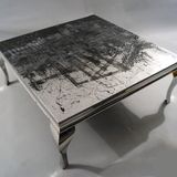 Coffee tables - 1st Black and Silver Coffee Table - DYSFORM