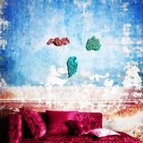 Decorative objects - Petite Frise "Air Element - Angel Wing" - PINK PAMPAS