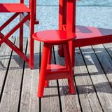 Lawn chairs - Granier stool - AZUR CONFORT