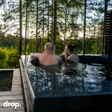 Jacuzzis - Spa extérieur gris Drop Lampi. - DROP