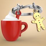 Bags and totes - Key Chain Chocolate milk cup - METALMORPHOSE