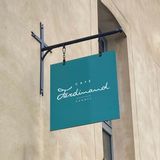 Customizable objects - Enameled signboards on gallows - PLOMEÏS