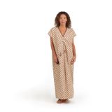 Homewear - Water Ecru dress long - HELLEN VAN BERKEL HEARTMADE PRINTS