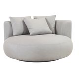 Sofas - Greenapple Chaise Longue, Twins Outdoors Chaise, Sunbrella Grey, Handmade in Portugal - GREENAPPLE DESIGN INTERIORS