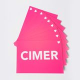 Objets de décoration - CARTES "A5" - LES FLUOS - PIED DE POULE