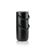 Poubelles de cuisine - Poubelle Circular 22+12 litres Black - ZONE DENMARK