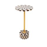 Coffee tables - Side Table Domero Star Brown White Ø25cm - KARE DESIGN