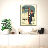 Poster - Poster "Lady Ski" - MARCEL TRAVELPOSTERS