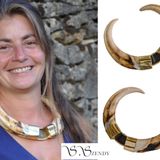 Bijoux - Bijoux bijou Szendy Stephane collier bijou torque phacochère - SZENDY STEPHANE
