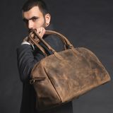 Hair accessories - Le Voyageur leather bag - COUCOT