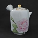 Tea and coffee accessories - Japanese porcelain teapot with rose motif - YUKO KIKUCHI
