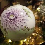Christmas garlands and baubles - Christmas ornament Violet x Mint green - YUKO KIKUCHI
