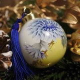 Guirlandes et boules de Noël - Décoration de Noël bleu x jaune - YUKO KIKUCHI