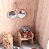 Mirrors - CHERRY RATTAN WALL MIRROR - OYOY LIVING DESIGN