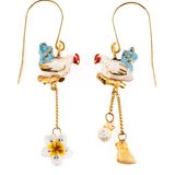 Bijoux - Boucles d'oreilles Poule & Poussin - NACH