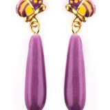 Jewelry - “Fig & Flower” butterfly drop earrings - NACH