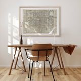 Frames - MAP OF PARIS - VINTAGE ENGRAVINGS - DAVID & DAVID STUDIO