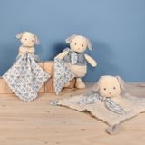 Peluches - Chien Doudou "Botanic" en coton Bio - DOUDOU ET COMPAGNIE