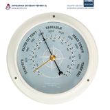 Gifts - IMEX MARINE BAROMETER BRASS WHITE - ARTESANIA ESTEBAN FERRER