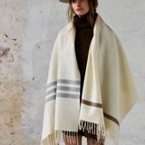 Homewear - STOLA LORIGA IN 50% ORGANIC WOOL AND 50% ORGANIC COTTON - SCHOOLOFLIFEPROJECTS