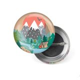 Children's apparel - Badge Boy Les Minis Bivouac - LES MINIS D'EMILIE