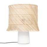 Table lamps - The Rattan Table Lamp - White Natural - BAZAR BIZAR - COASTAL LIVING