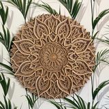 Autres décorations murales - Décoration en bois Mandala - BHDECOR